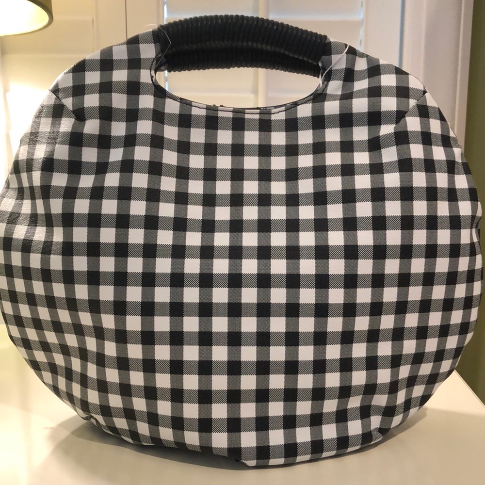 NEW Black and white Checkerboard bag